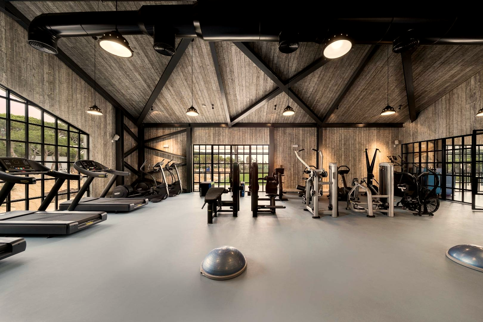 The high-performance gym at The Campus